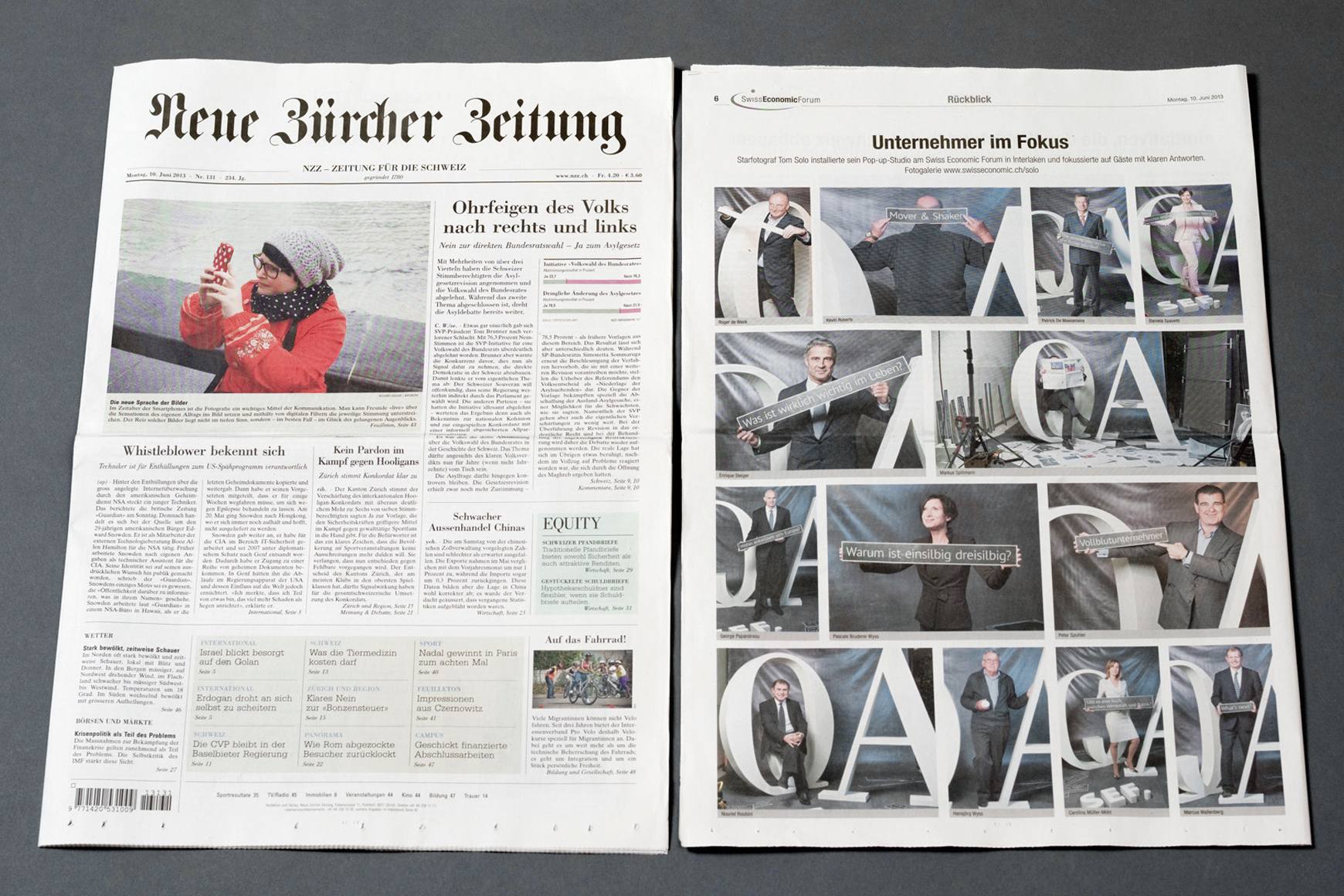 Tom Solo Neue Zurcher Zeitung 2013